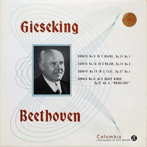 WALTER GIESEKING / ワルター・ギーゼキング / BEETHOVEN:PIANO SONATA NO.9,10,13,14