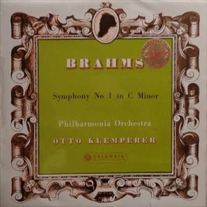 OTTO KLEMPERER / オットー・クレンペラー / BRAHMS: SYMPHONY NO.1