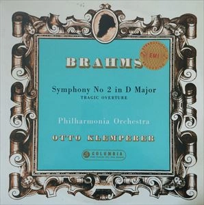 OTTO KLEMPERER / オットー・クレンペラー / BRAHMS: SYMPHONY NO.2,TRAGIC OVERTURE