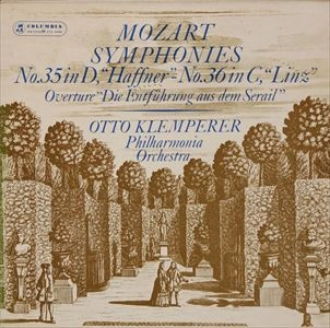 OTTO KLEMPERER / オットー・クレンペラー / MOZART:SYMPHONY NO.35 & 36