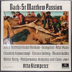 OTTO KLEMPERER / オットー・クレンペラー / BACH:MATTHAUS PASSION