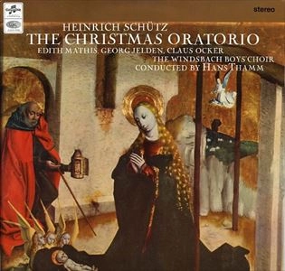 EDITH MATHIS / エディット・マティス / SCHUTZ:CHRISTMAS ORATORIO