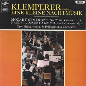 OTTO KLEMPERER / オットー・クレンペラー / MOZART/HANDEL:SYM NO.25/CONCERTO GROSSO