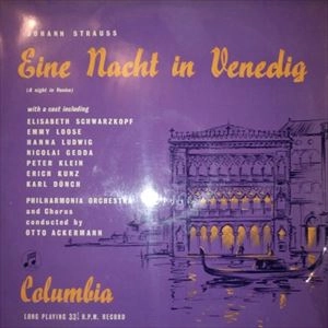 OTTO ACKERMANN / オットー・アッカーマン / STRAUSS: EINE NACHT IN VENEDIG (A NIGHT IN VENICE)
