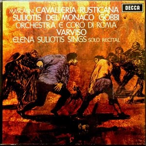 SILVIO VARVISO / シルヴィオ・ヴァルヴィーゾ / MASCAGNI: CAVALLERIA RUSTICANA / ELENA SULIOTIS SINGS SOLO RECITAL