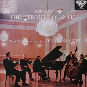 CLIFFORD CURZON / MEMBERS OF VIENNA OCTET / クリフォード・カーゾン+ウィーン八重奏団員 / SCHUBERT:TROUT QUINTET
