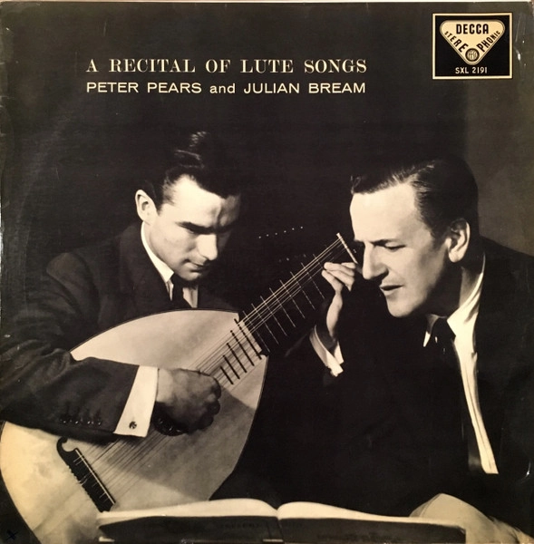 PETER PEARS / ピーター・ピアーズ / AND JULIAN BREAM RECITAL OF LUTE SONGS