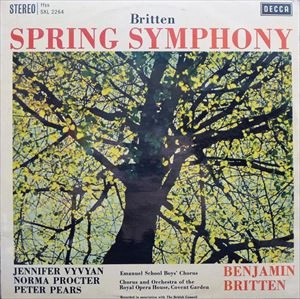 BENJAMIN BRITTEN / ベンジャミン・ブリテン / BRITTEN:SPRING SYMPHONY