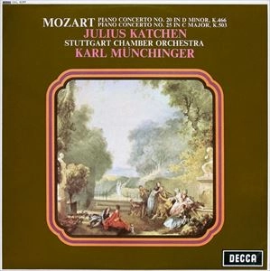 JULIUS KATCHEN / ジュリアス・カッチェン / MOZART: PIANO CONCERTO NO.20 IN D MINOR, K.466 / PIANO CONCERTO NO.25 IN C MAJOR, K.503