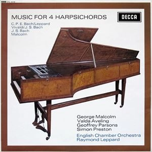 RAYMOND LEPPARD / レイモンド・レッパード / C.P.E.BACH: MUSIC FOR 4 HARPSICHORDS