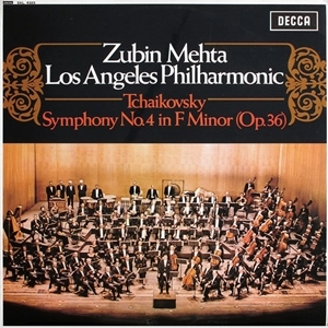 ZUBIN MEHTA / ズービン・メータ / TCHAIKOVSKY: SMPHONY NO.4 IN F MINOR