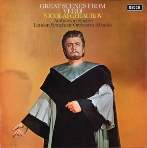 NICOLAI GHIAUROV / ニコライ・ギャウロフ / GREAT SCENES FROM VERDI