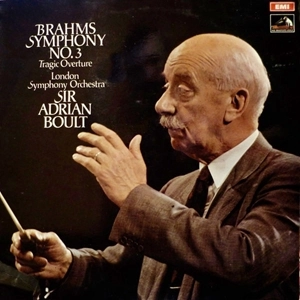ADRIAN BOULT / エイドリアン・ボールト / BRAHMS: SYMPHONY NO.3 / TRAGIC OVERTURE