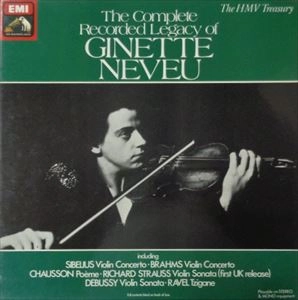 お値下げ　GINETTE NEVEU　ジネット・ヌヴー　レコード　4枚組　輸入盤 COMPLETE RECORDINGS / GINETTE NEVEU / ジネット・ヌヴー