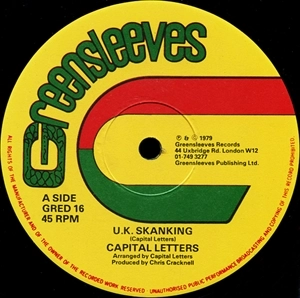 CAPITAL LETTERS / キャピタル・レターズ / U.K. SKANKING