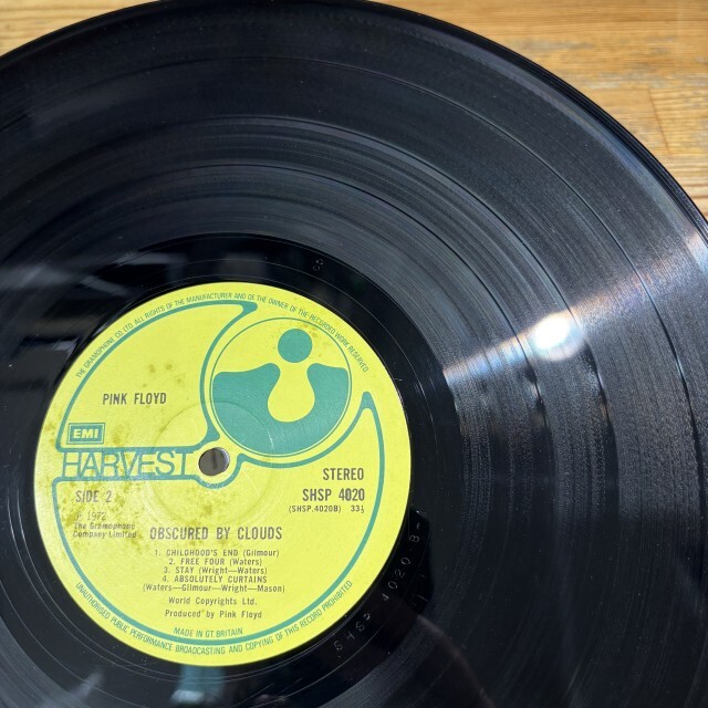 OBSCURED BY CLOUDS / PINK FLOYD / ピンク・フロイド