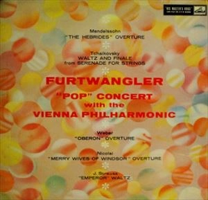 WILHELM FURTWANGLER / ヴィルヘルム・フルトヴェングラー / POP CONCERT