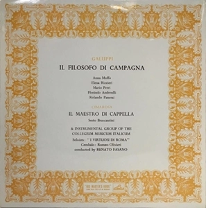 RENATO FASANO / レナート・ファザーノ / GALUPPI: IL FILOSOFO DI CAMPAGNA