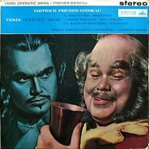 DIETRICH FISCHER-DIESKAU / ディートリヒ・フィッシャー=ディースカウ / VERDI: OPERATIC ARIAS