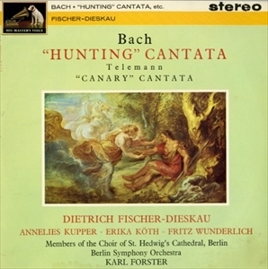 DIETRICH FISCHER-DIESKAU / ディートリヒ・フィッシャー=ディースカウ / BACH: HUNTING CANTATA