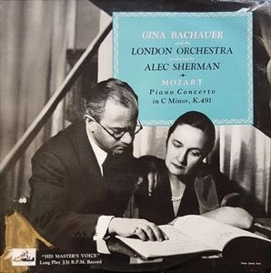 GINA BACHAUER / ジーナ・バッカウアー / MOZART: PIANO CONCERTO IN C MINOR, K. 491
