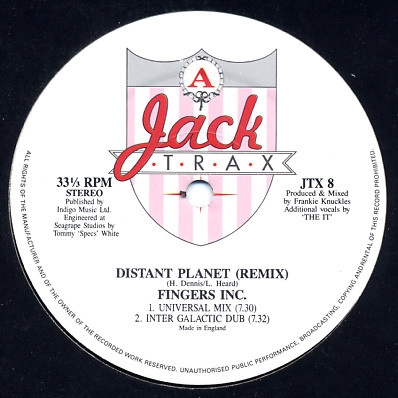FINGERS INC. / フィンガーズ・インク / DISTANT PLANET