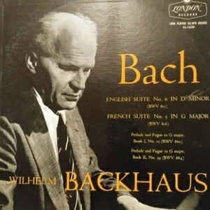 WILHELM BACKHAUS / ヴィルヘルム・バックハウス / BACH
