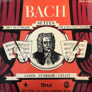 JANOS STARKER / ヤーノシュ・シュタルケル / BACH: SUITES NO.1 IN G MAJOR / NO.4 IN E FLAT MAJOR