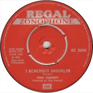TONY VISCONTI / トニー・ヴィスコンティ / I REMEMBER BROOKLYN