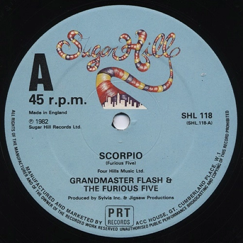 GRANDMASTER FLASH & THE FURIOUS FIVE / グランドマスター・フラッシュ&ザ・フューリアス・ファイブ / SCORPIO