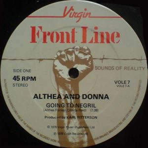 ALTHEA & DONNA / アレサ・アンド・ドナ / GOING TO NEGRIL