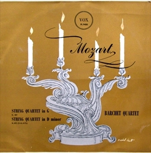 BARCHET QUARTET / バルヒェット四重奏団  / MOZART: STRING QUARTET KV.387 & 421