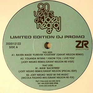 JOEY NEGRO / ジョーイ・ネグロ / 20 YEARS OF JOEY NEGRO LIMITED EDITION DJ SAMPLER