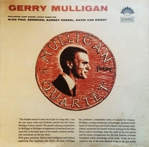 GERRY MULLIGAN & PAUL DESMOND / ジェリー・マリガン&ポール・デスモンド / GERRY MULLIGAN QUARTET / PAUL DESMOND QUARTET