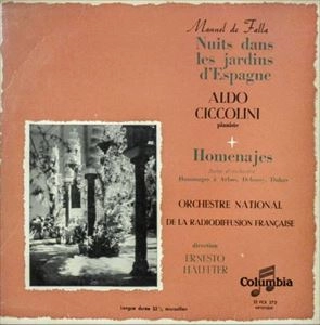 ERNESTO HALFFTER / エルネスト・アルフテル / FALLA: NUITS DANS LES JARDINS D'ESPAGNE / HOMENAJES