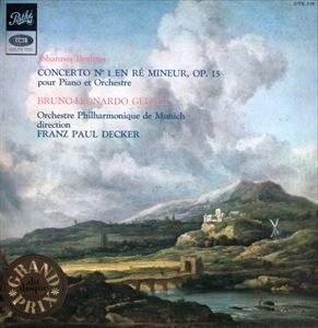 BRUNO-LEONARDO GELBER / ブルーノ=レオナルド・ゲルバー / BRAHMS: CONCERTO NO.1 EN RE MINEUR, OP.15 POUR PIANO ET ORCHESTRE