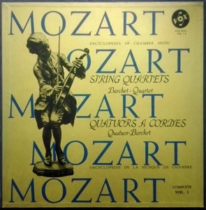 BARCHET-QUARTETT / MOZART: STRING QUARTETS / QUATUOR A CORDES COMPLETE VOL.3