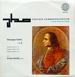 ANDRE GERTLER / アンドレ・ジェルトレル / GIUSEPPE TARTINI VOL.2