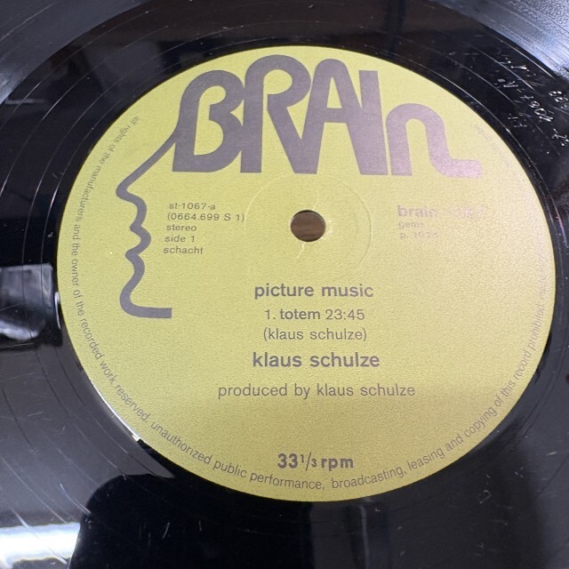 PICTURE MUSIC / KLAUS SCHULZE / クラウス・シュルツェ