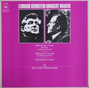 LEONARD BERNSTEIN / レナード・バーンスタイン / MAHLER: SYMPHONY NO.1 / NO.3 / NO.4