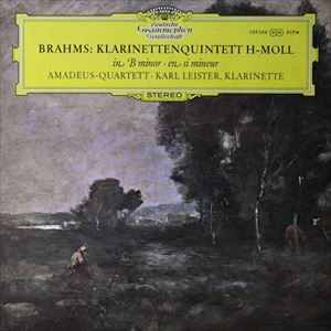 KARL LEISTER / カール・ライスター / BRAHMS: CLARINET QUINTETT / BRAHMS :CLARINET QUINTETT