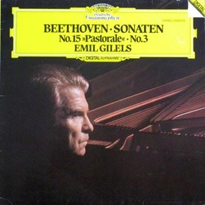 EMIL GILELS / エミール・ギレリス / BEETHOVEN: PIANO SONATA NO.15 PASTORALE / NO.13