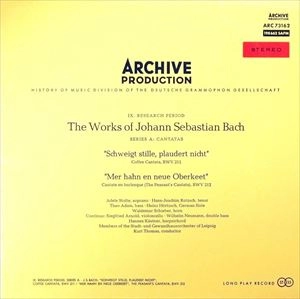 KURT THOMAS / クルト・トーマス / BACH:COFFEE CANTATA