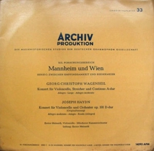ENRICO MAINARDI / エンリコ・マイナルディ / HAYDN / WAGENSEIL: CELLO CONCERTOS