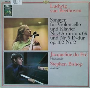JACQUELINE DU PRE / ジャクリーヌ・デュ・プレ / BEETHOVEN: SONATEN FUR VIOLONCELLO UND KLAVIER OP.69 UND OP.102, NR.2