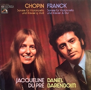 JACQUELINE DU PRE / ジャクリーヌ・デュ・プレ / CHOPIN / FRANCK: CELLO SONATAS