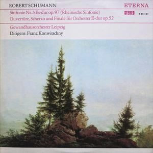 FRANZ KONWITSCHNY / フランツ・コンヴィチュニー / SCHUMANN: SYMPHONY NO.3  "RHEINISCHE"