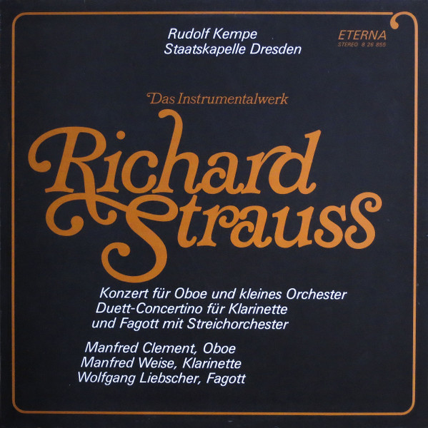 RUDOLF KEMPE / ルドルフ・ケンペ / R:STRAUSS:OBOE CONCERTO