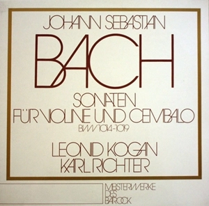 LEONID KOGAN / レオニード・コーガン / BACH: SONATEN FUR VIOLINE UND CEMBALO BWV 1014-1019