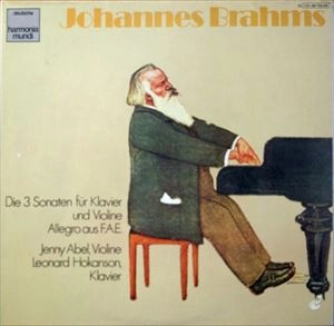 JENNY ABEL / ジェニー・アーベル / BRAHMS: DREI SONATEN FUR KLAVIER UND VIOLINE
